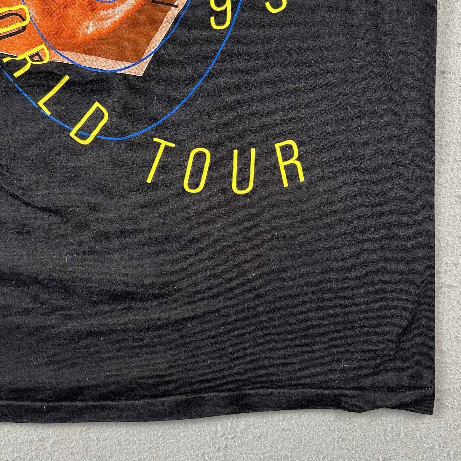 Hanes 1992 Foreigner Reunion World Tour Shirt Large Black Size US L / EU 52-54 / 3 - 19 Thumbnail