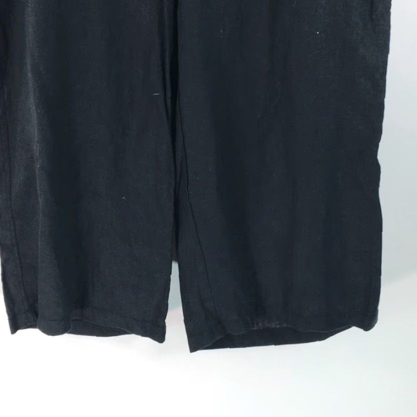 Essentials Amazon Essentials Womens Cropped Pants XL Black High Waist Drawstring Pocket New Size 38" / US 16 / IT 52 - 4 Thumbnail