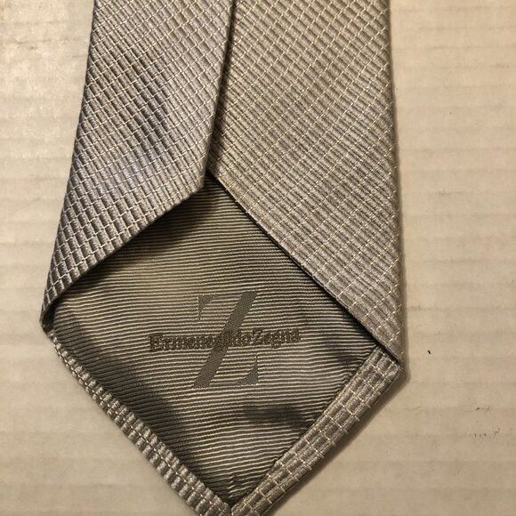 Ermenegildo Zegna ERMENEGILDO ZEGNA MENS NEW SILK TIE 3 3/4"X59" MADE IN ITALY Size ONE SIZE - 2 Thumbnail