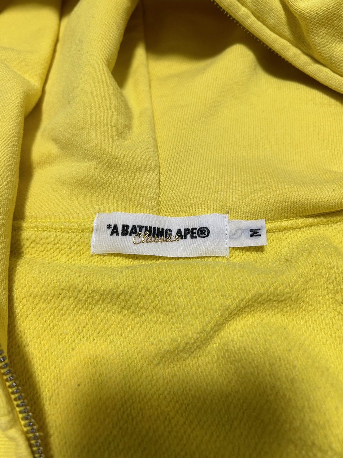 Bape OG Bape Yellow Baby Milo Friends Logo Full Zip Hoodie Size US M / EU 48-50 / 2 - 3 Thumbnail
