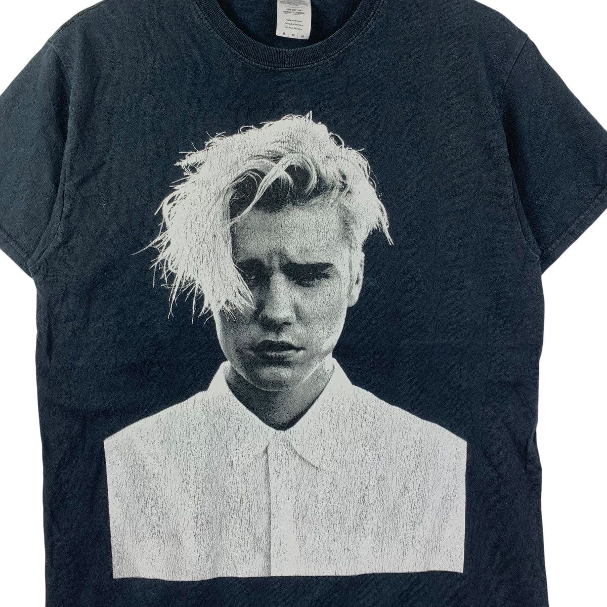 Vintage Justin Bieber Purpose Tour 2016-17 Black Graphic Tee Shirt Size US M / EU 48-50 / 2 - 5 Thumbnail