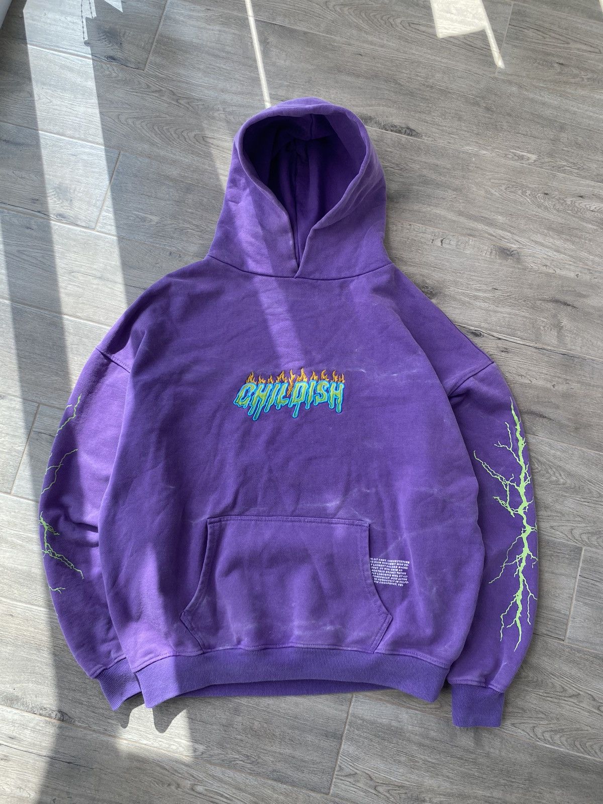 Vintage Childish vintage Distressed Hoodie Size US L / EU 52-54 / 3 - 2 Thumbnail