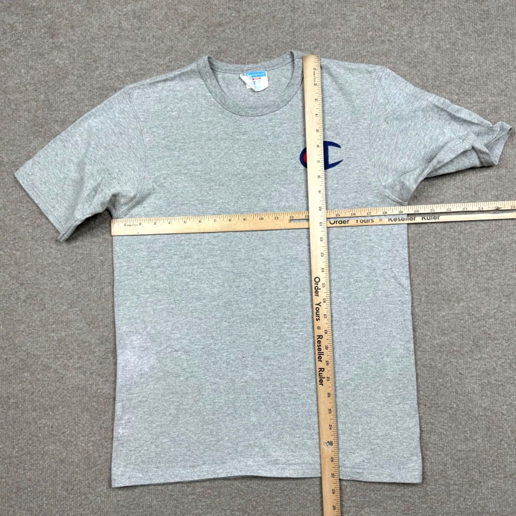 Champion Champion T Shirt Mens Size M Gray Short Sleeve Crew Neck Graphic Size US M / EU 48-50 / 2 - 5 Thumbnail