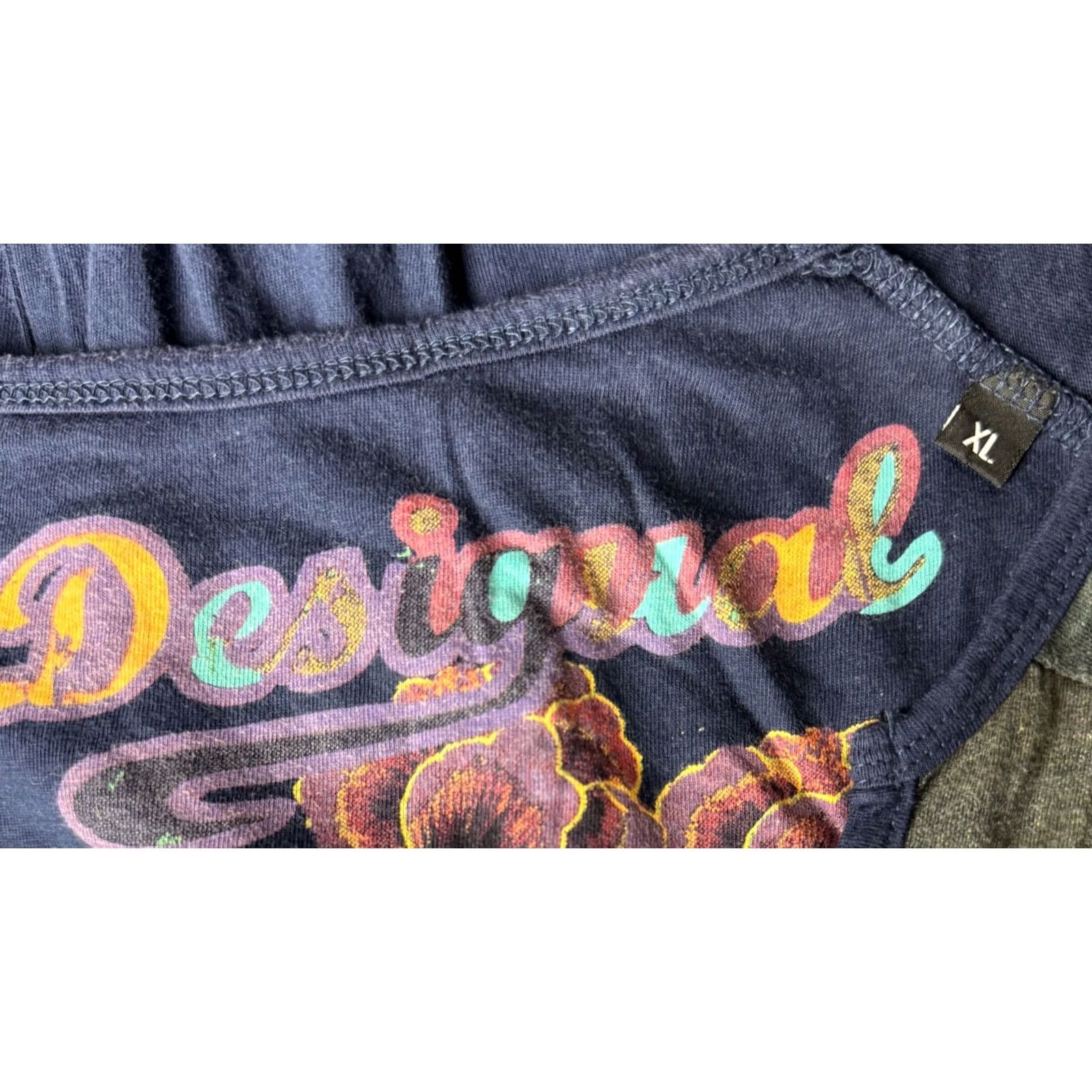 Desigual Desigual multicoloured A-Line Dress Womens Size XL Size XL / US 12-14 / IT 48-50 - 7 Thumbnail
