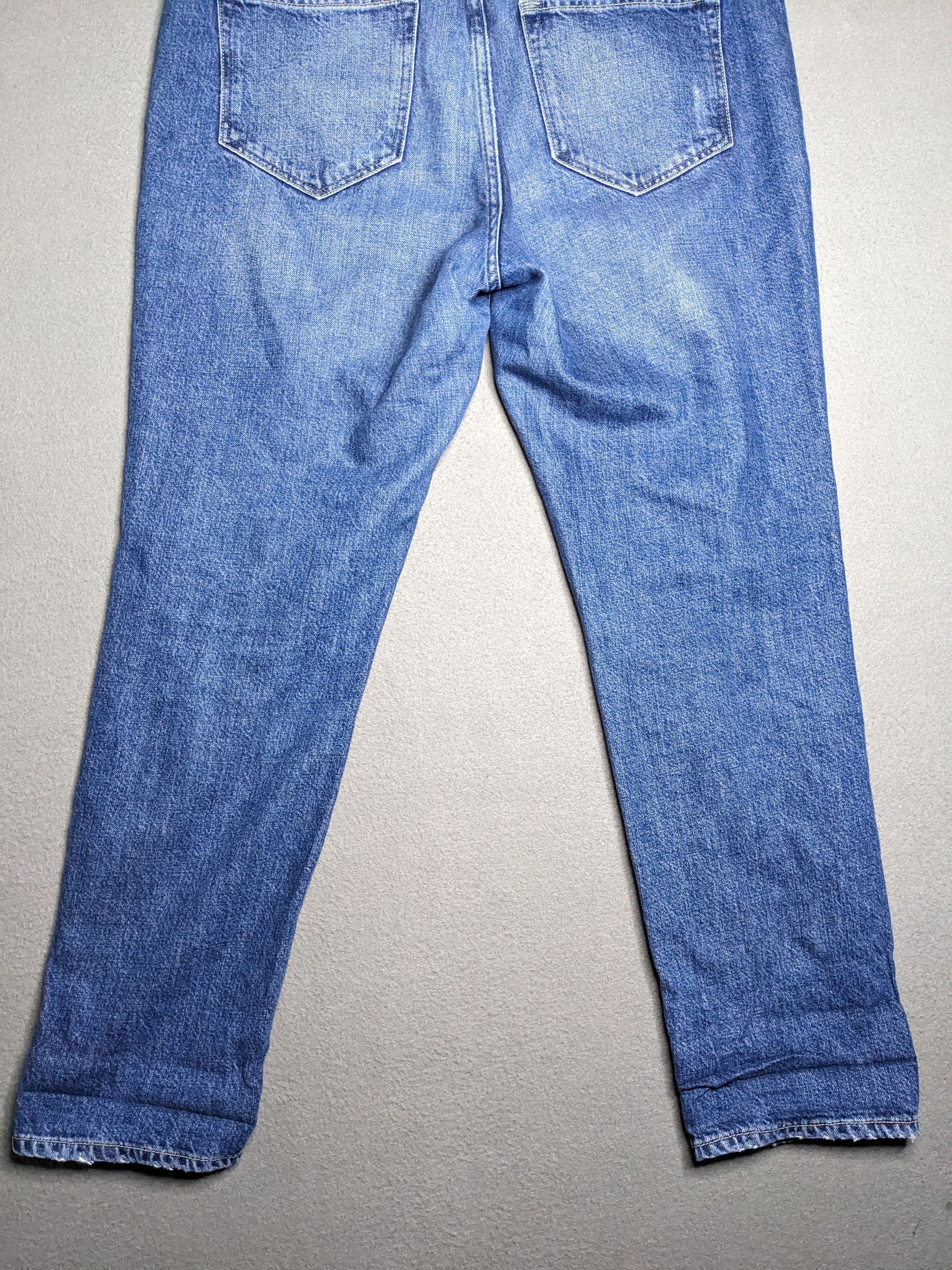 Allsaints All Saints Amy Girlfriend Jeans 33x28 Distressed Straight Size 33" - 11 Thumbnail