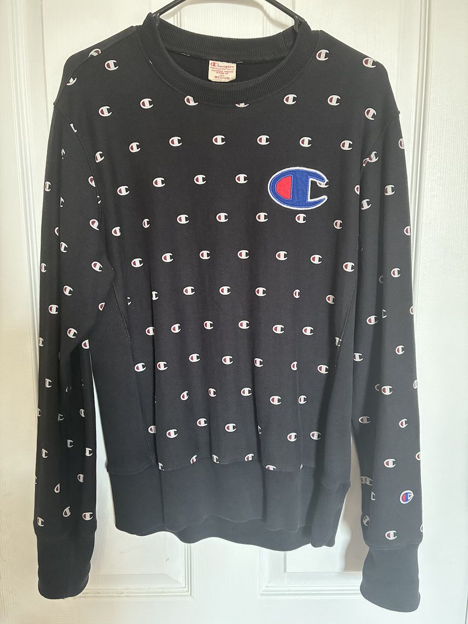 Champion Vintage Champion Reverse Weave Warm Up Sweatshirt (Black) M Size US M / EU 48-50 / 2 - 1 Thumbnail
