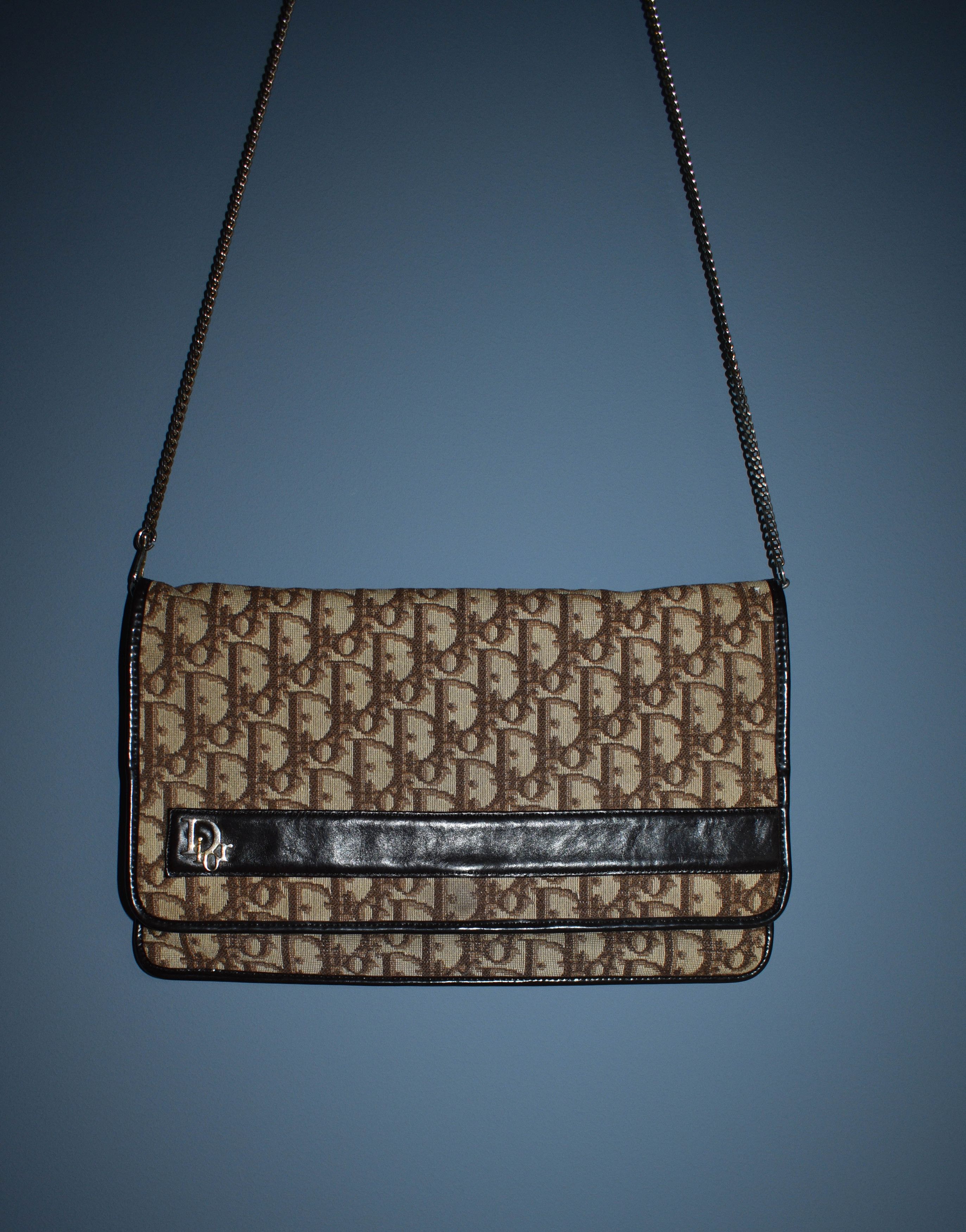 Dior Vintage Dior Monogram Shoulder Bag Size ONE SIZE - 1 Thumbnail