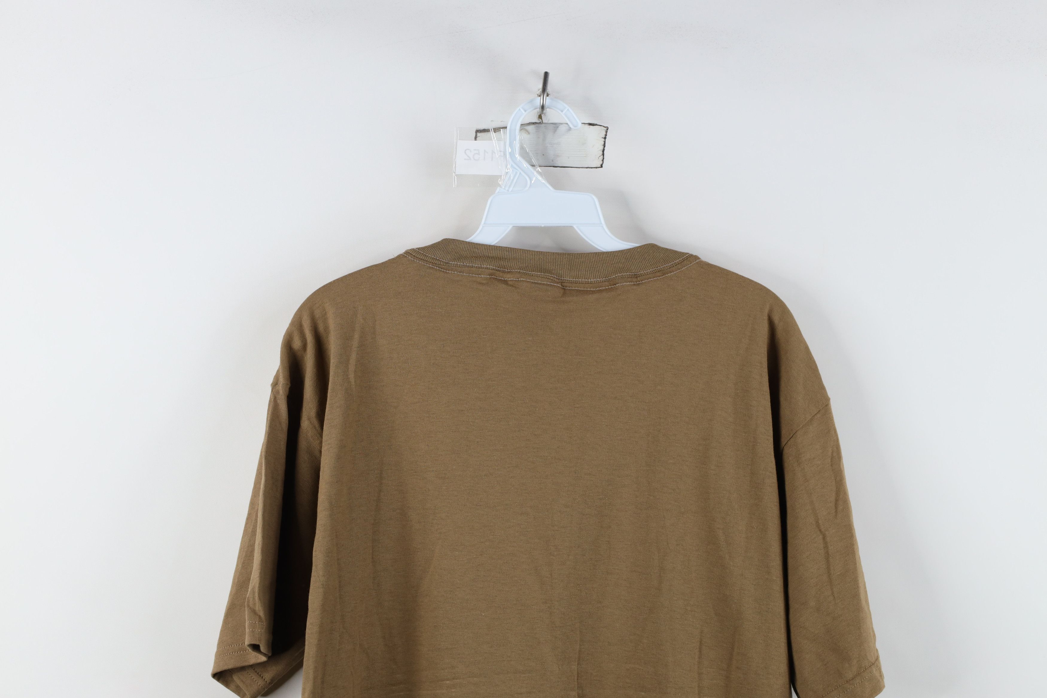 Vintage Vintage 90s Streetwear Blank Cotton Short Sleeve T-Shirt USA Size US L / EU 52-54 / 3 - 11 Thumbnail