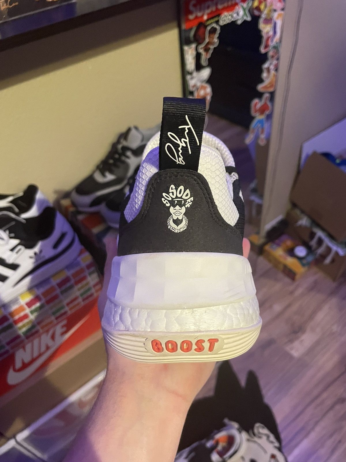 Adidas × NBA Adidas Trae Young 1 So So Def Recordings Size US 11.5 / EU 44-45 - 9 Thumbnail