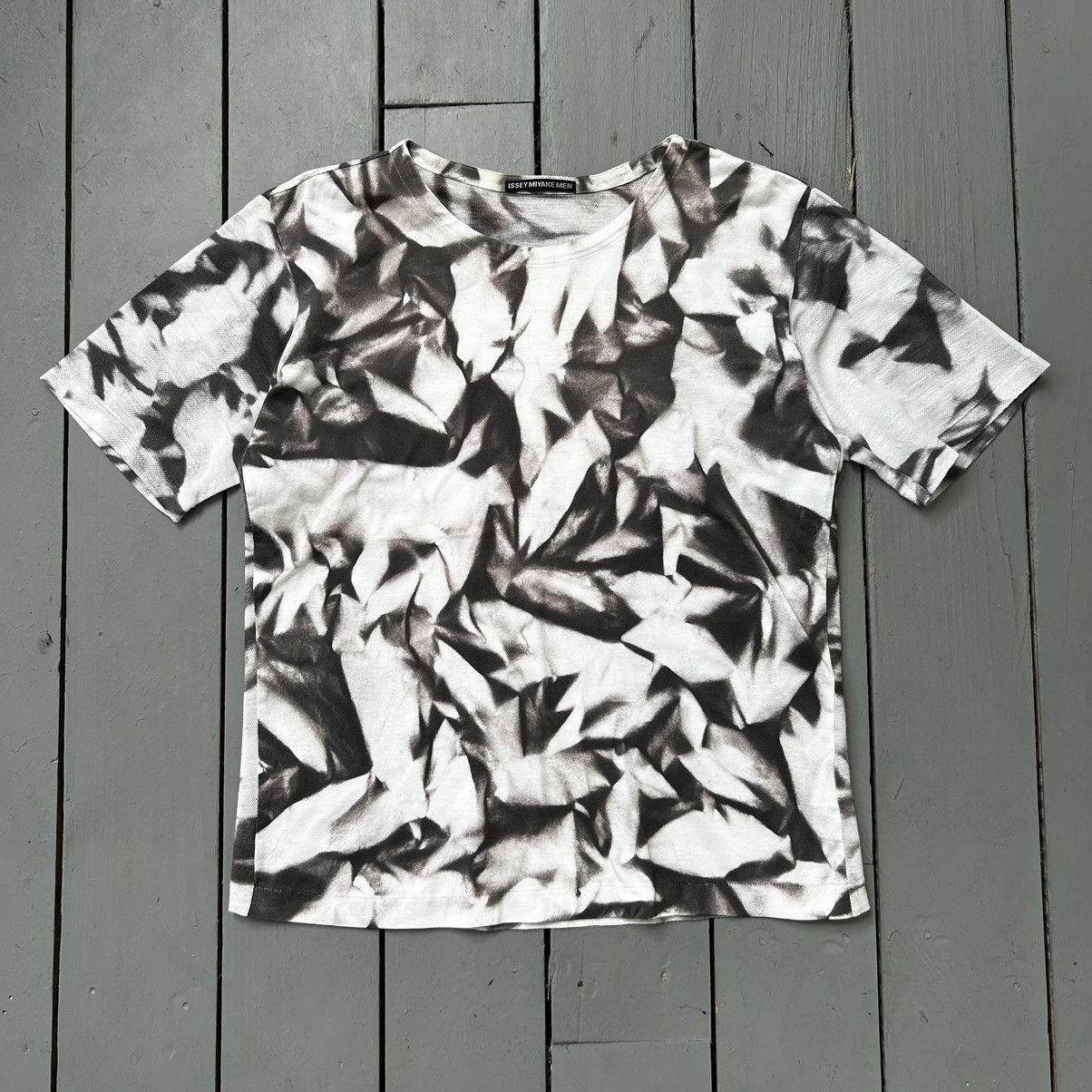 Issey Miyake Printed Linen Tee Size US S / EU 44-46 / 1 - 1 Thumbnail