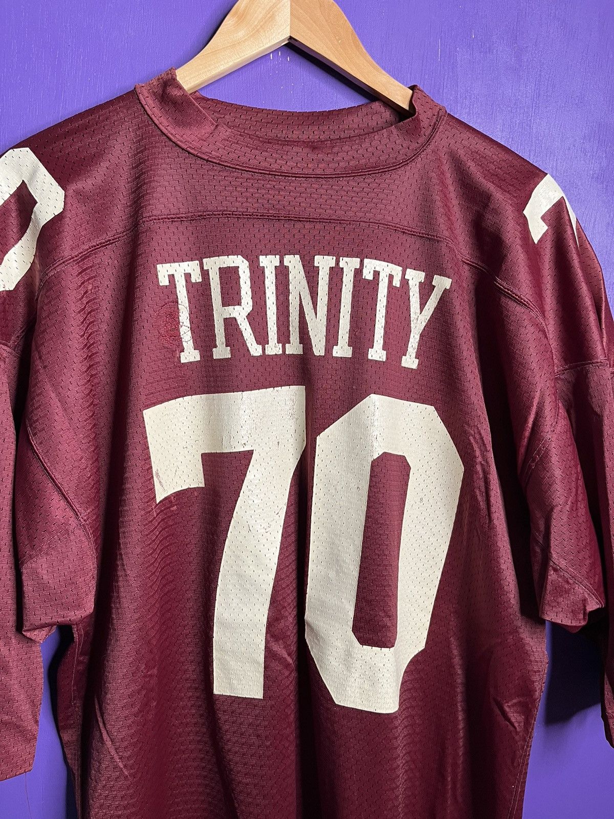 Champion × Vintage Vintage 70s Champion Trinity university football jersey Size US XL / EU 56 / 4 - 3 Thumbnail