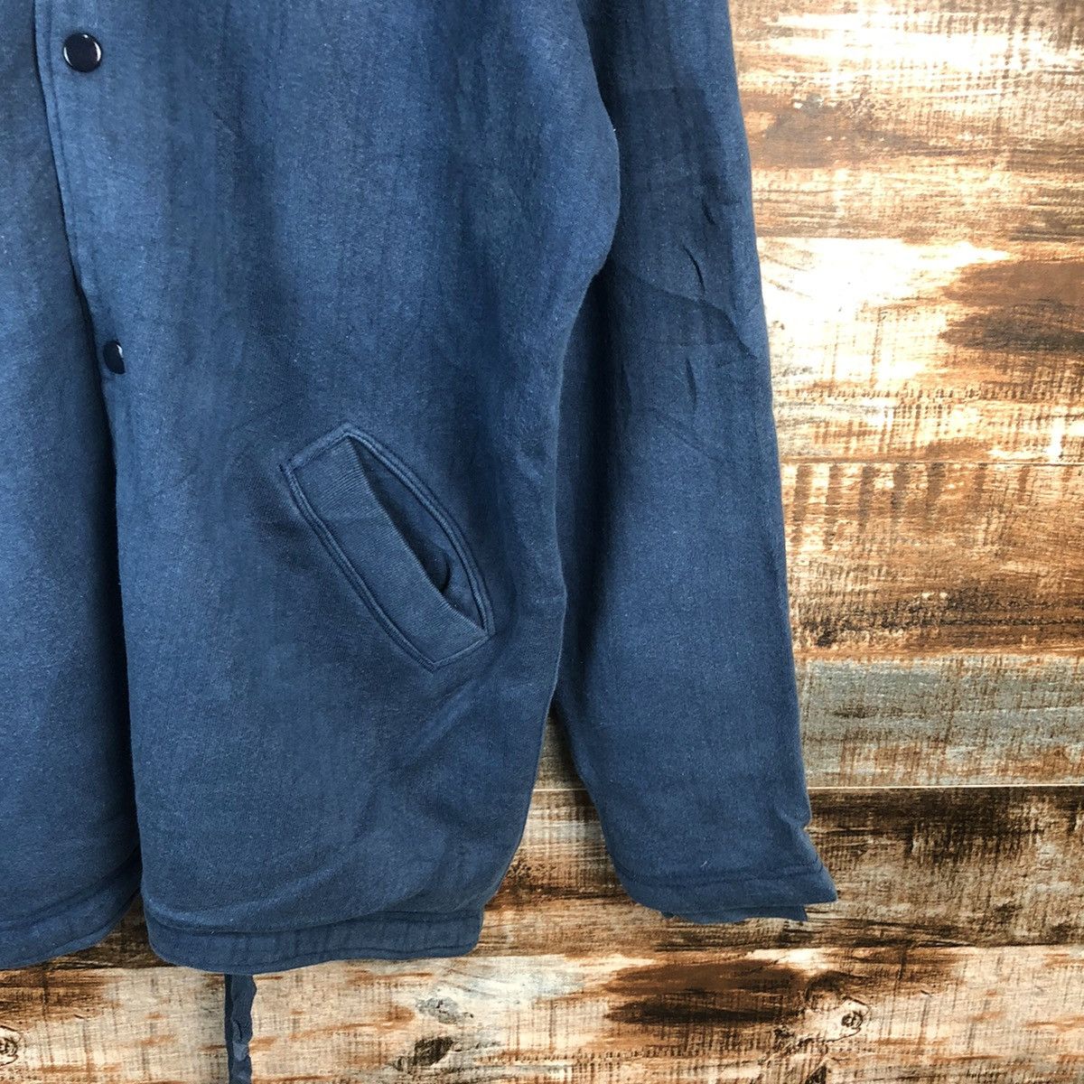 Indigo HR Market indigo sweater vintage hoodie #A1937 Size US L / EU 52-54 / 3 - 8 Thumbnail