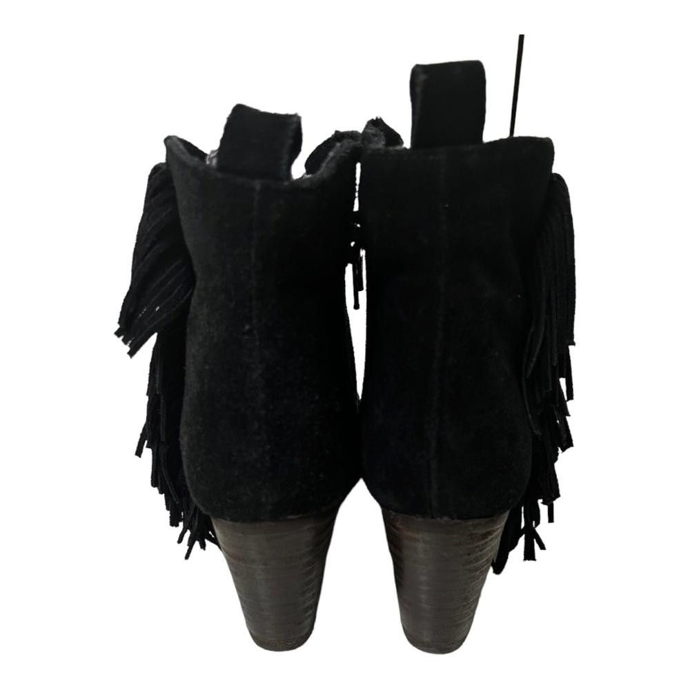 Designer Matisse l NWOT Cloey Fringe Black Suede Bootie 6 Size US 6 / IT 36 - 3 Thumbnail