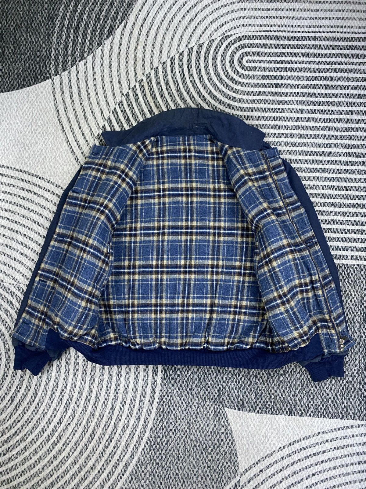 Faconnable 🔥RARE Faconnable Checked Reversible Bomber Jacket Size US XL / EU 56 / 4 - 8 Thumbnail