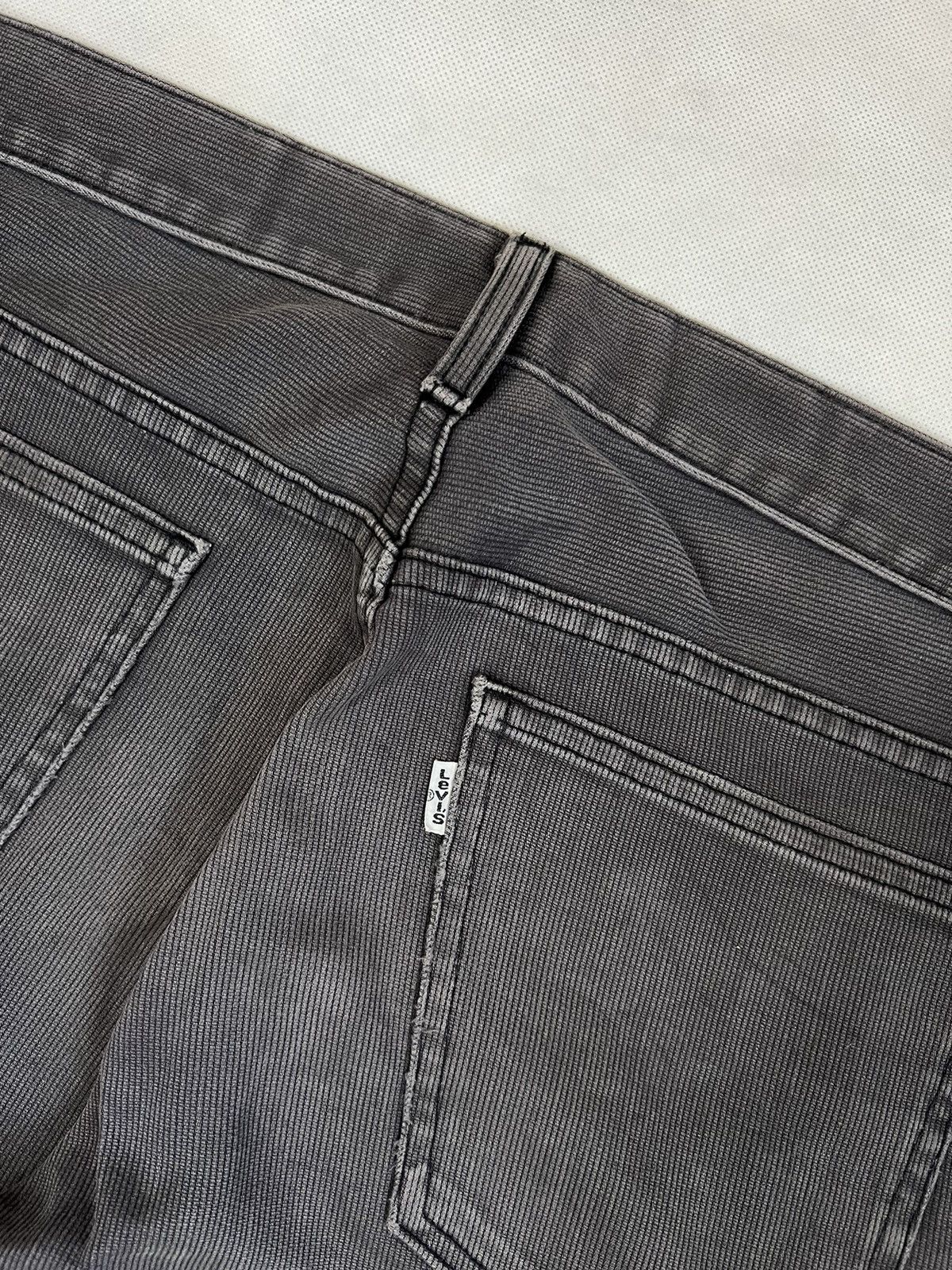 Levi's Vintage Clothing Vintage 90's Levis Ash Grey Hickory Stripe Denim Size US 32 / EU 48 - 7 Thumbnail