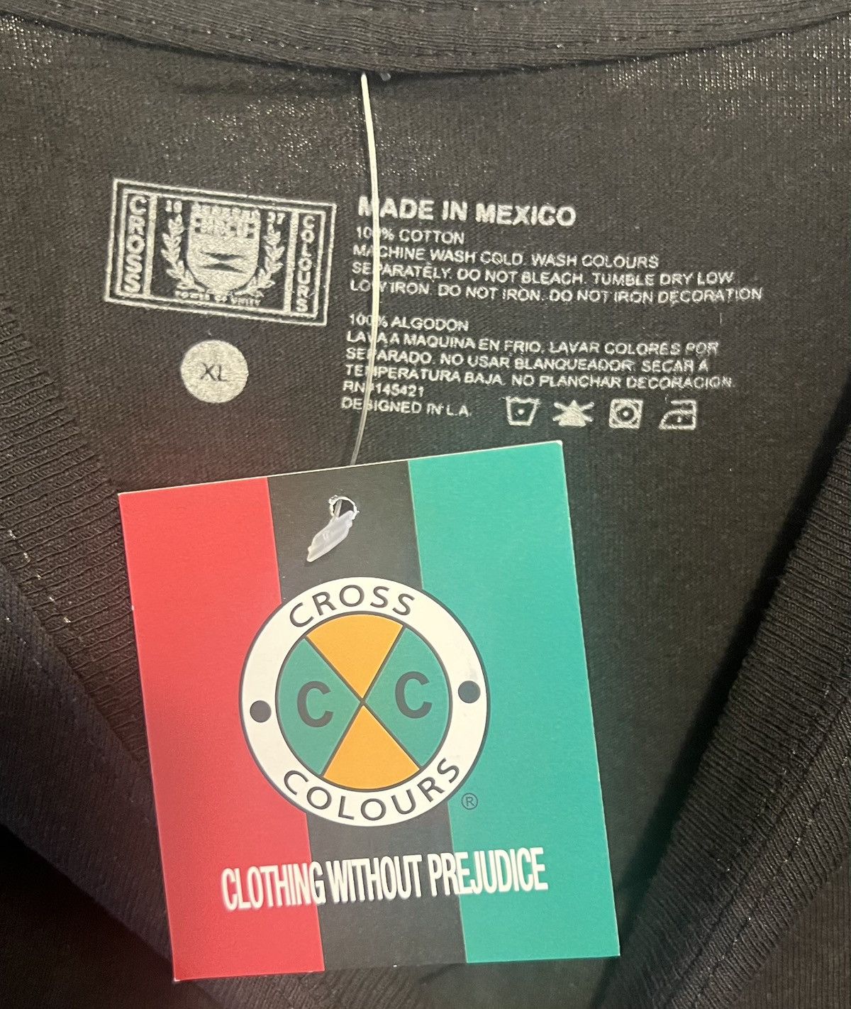 Cross Colours Authentic Cross Colours HBCU 1837 tee t-shirt black XL Size US XL / EU 56 / 4 - 3 Thumbnail