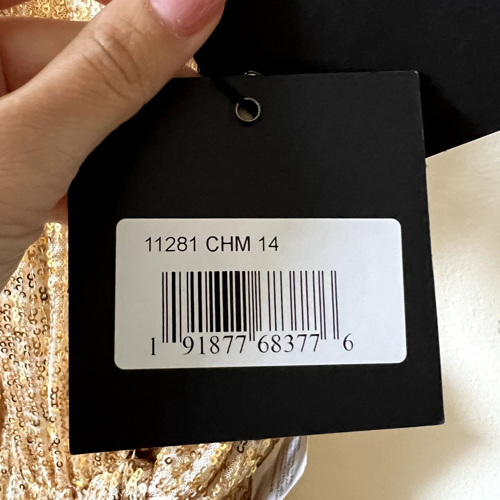 MACH & MACH Mac Duggal Gold Halter Neck Belted Soft Tie Gown size 14 BB Size L / US 10 / IT 46 - 8 Thumbnail