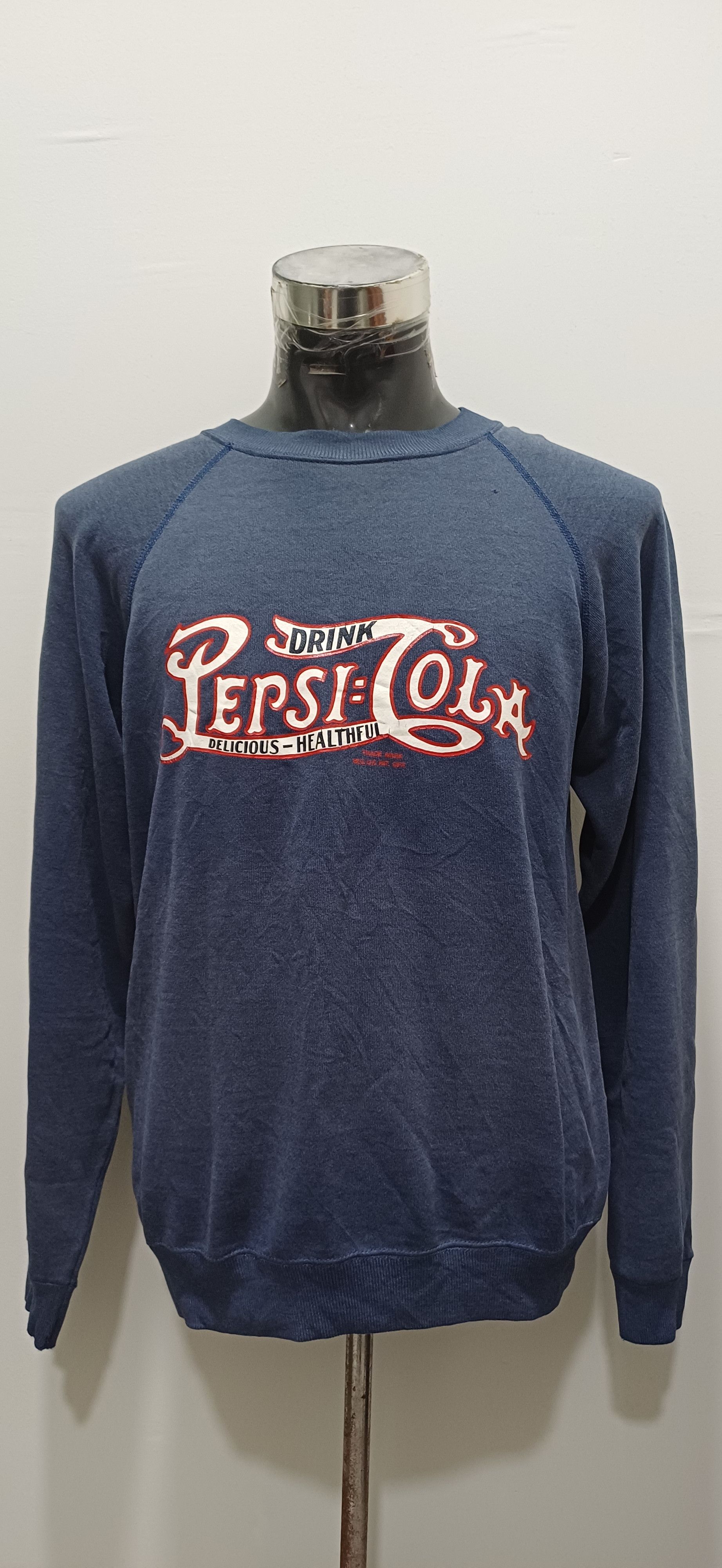 Pepsi VINTAGE 80'S PEPSI COLA SWEATSHIRT Size US L / EU 52-54 / 3 - 1 Thumbnail