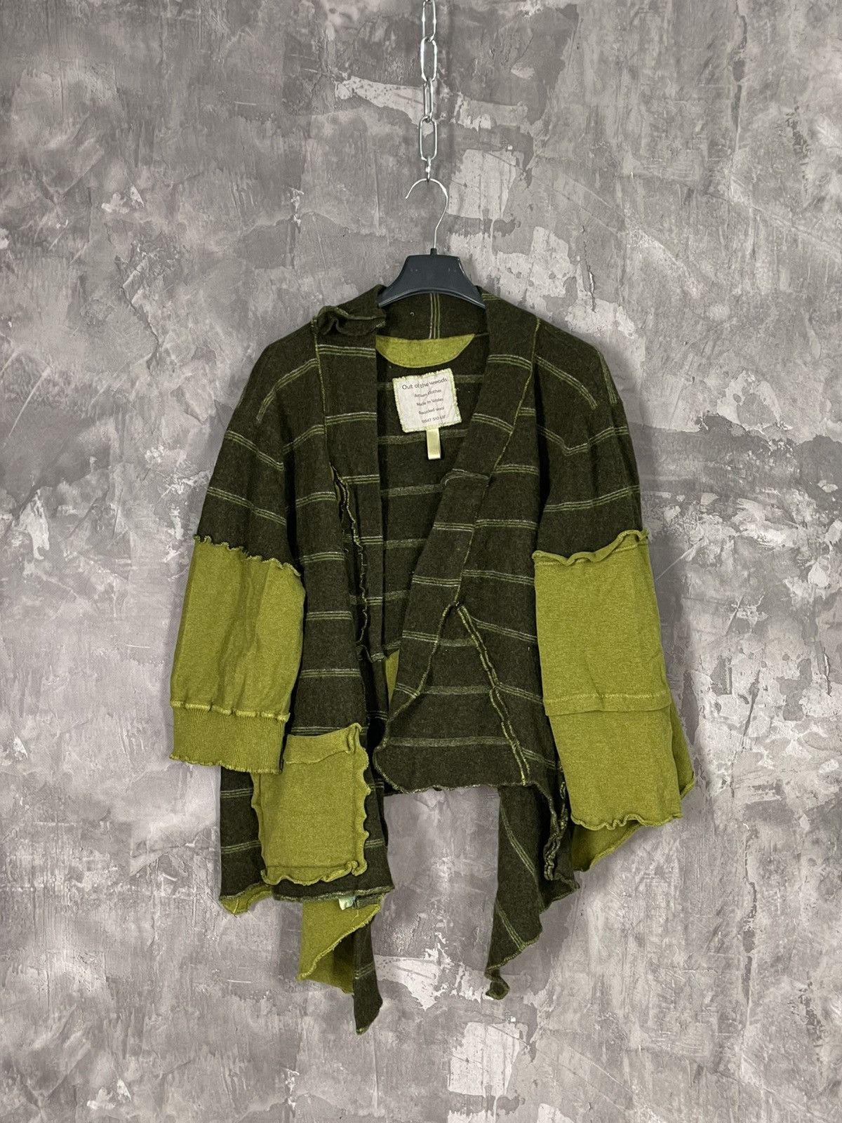 Japanese Brand Avant Garde Y2K Out Of The Woods Green Sweater Size M / US 6-8 / IT 42-44 - 1 Thumbnail