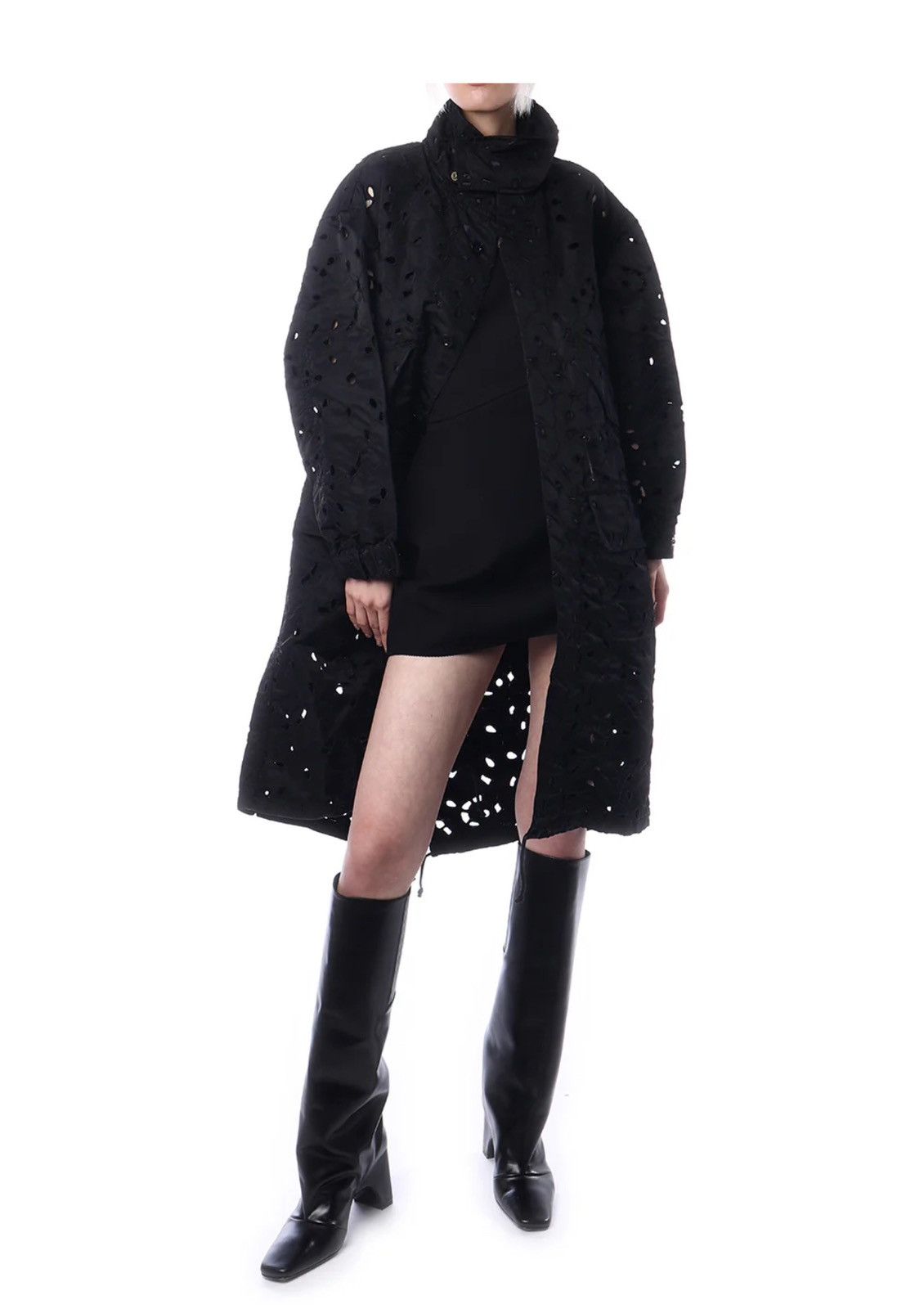 Toga Pulla Toga Pulla Nylon Twill Embroidery Coat Size XS / US 0-2 / IT 36-38 - 2 Thumbnail