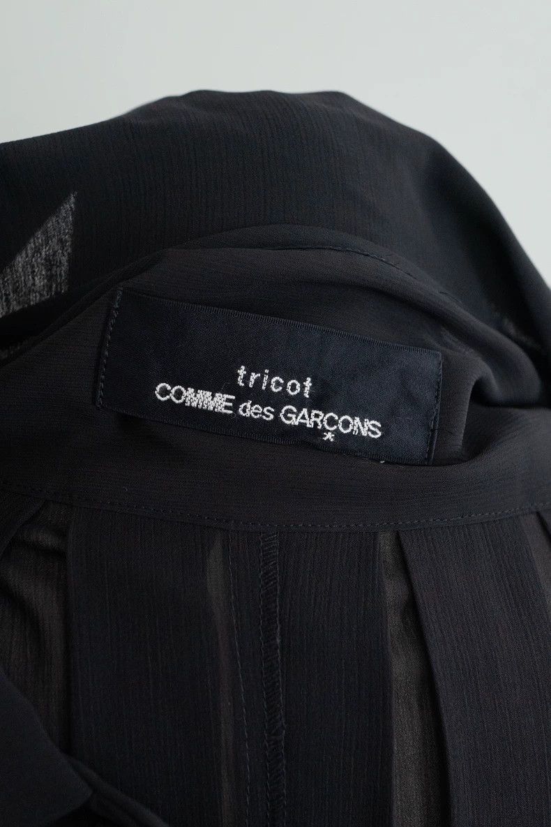Comme des Garcons Comme des Garcons Black pleated single-breasted cropped sl Size S / US 4 / IT 40 - 8 Thumbnail