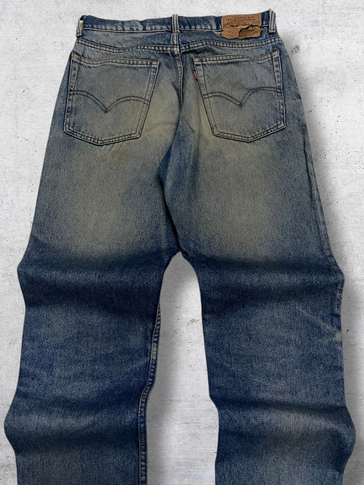 Levi's Vintage Clothing VINTAGE 516 90S DESIGNER OG LEVIS MUDWASH DISTRESSED DENIM Size US 29 - 11 Thumbnail