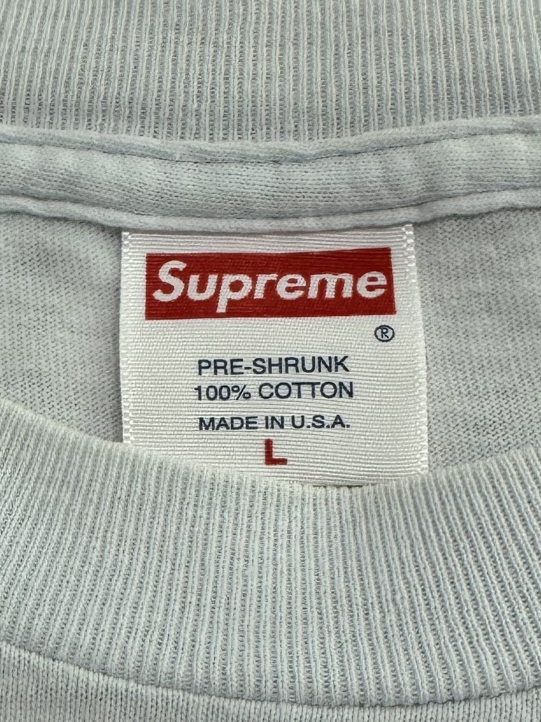 Supreme Supreme Navy on Ice Blue Box Logo Tee 2001 Size US L / EU 52-54 / 3 - 4 Thumbnail