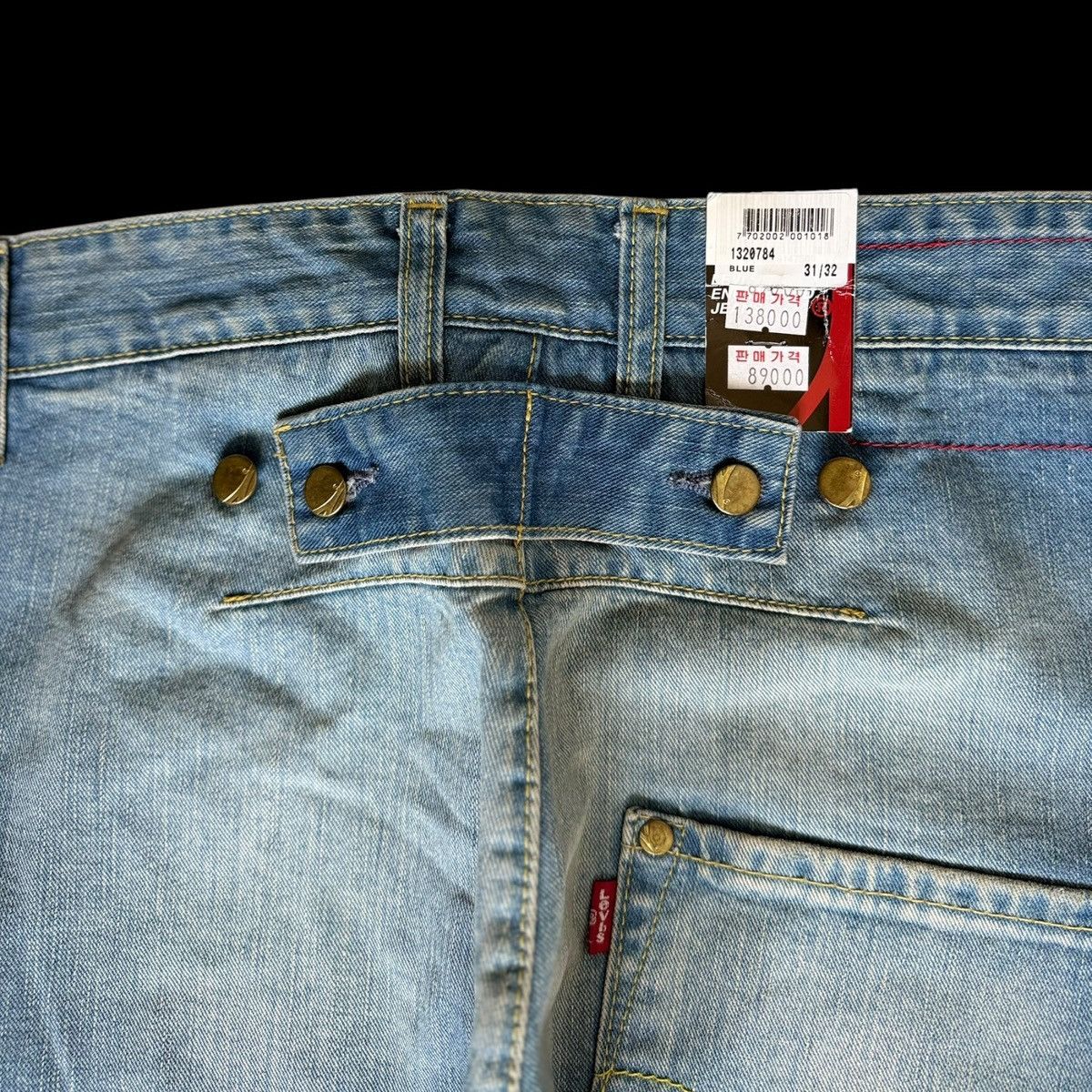 Levi's LEVI’S ENGINEERED JEANS 2005 TWISTED LEG BUCKLE CINCH BACK Size US 31 - 5 Thumbnail