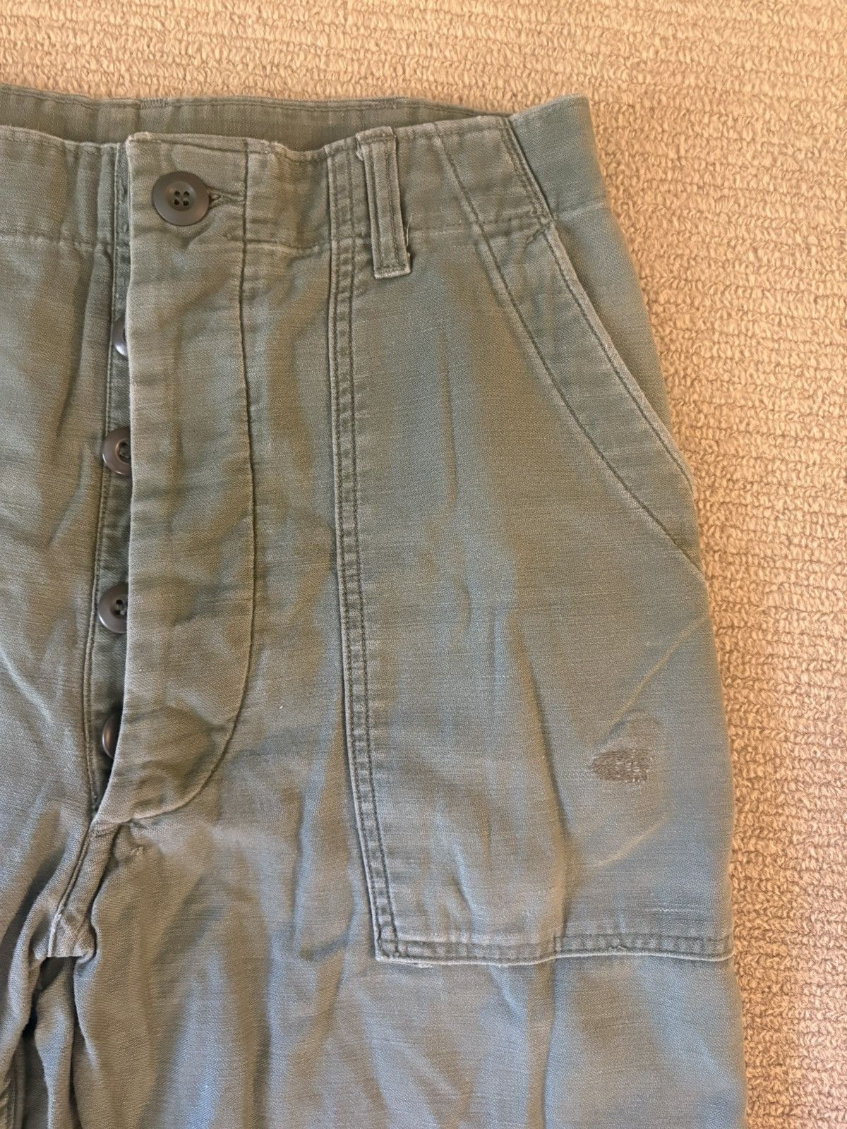 Vintage Vintage OG-107 Olive Army Pants USA 80s Military Size 32 Size US 32 / EU 48 - 4 Thumbnail