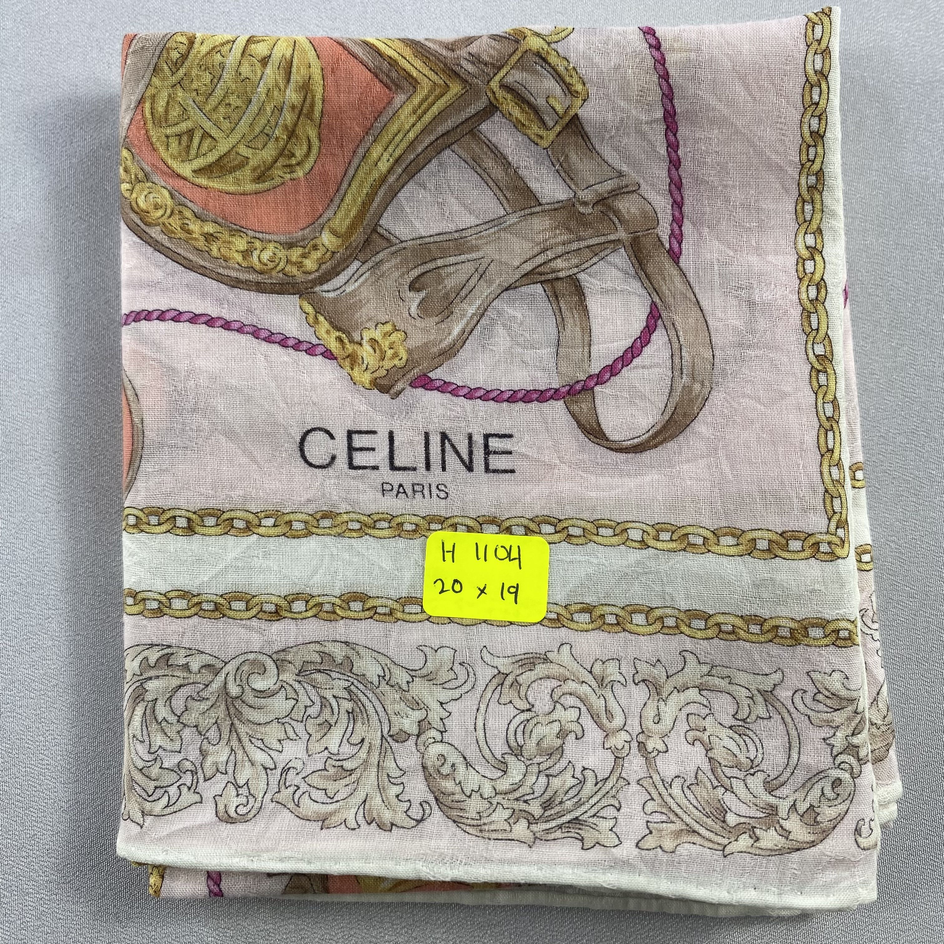 Celine × Vintage Celine Bandana/ Handkerchief / Neckerchief Size ONE SIZE - 5 Thumbnail