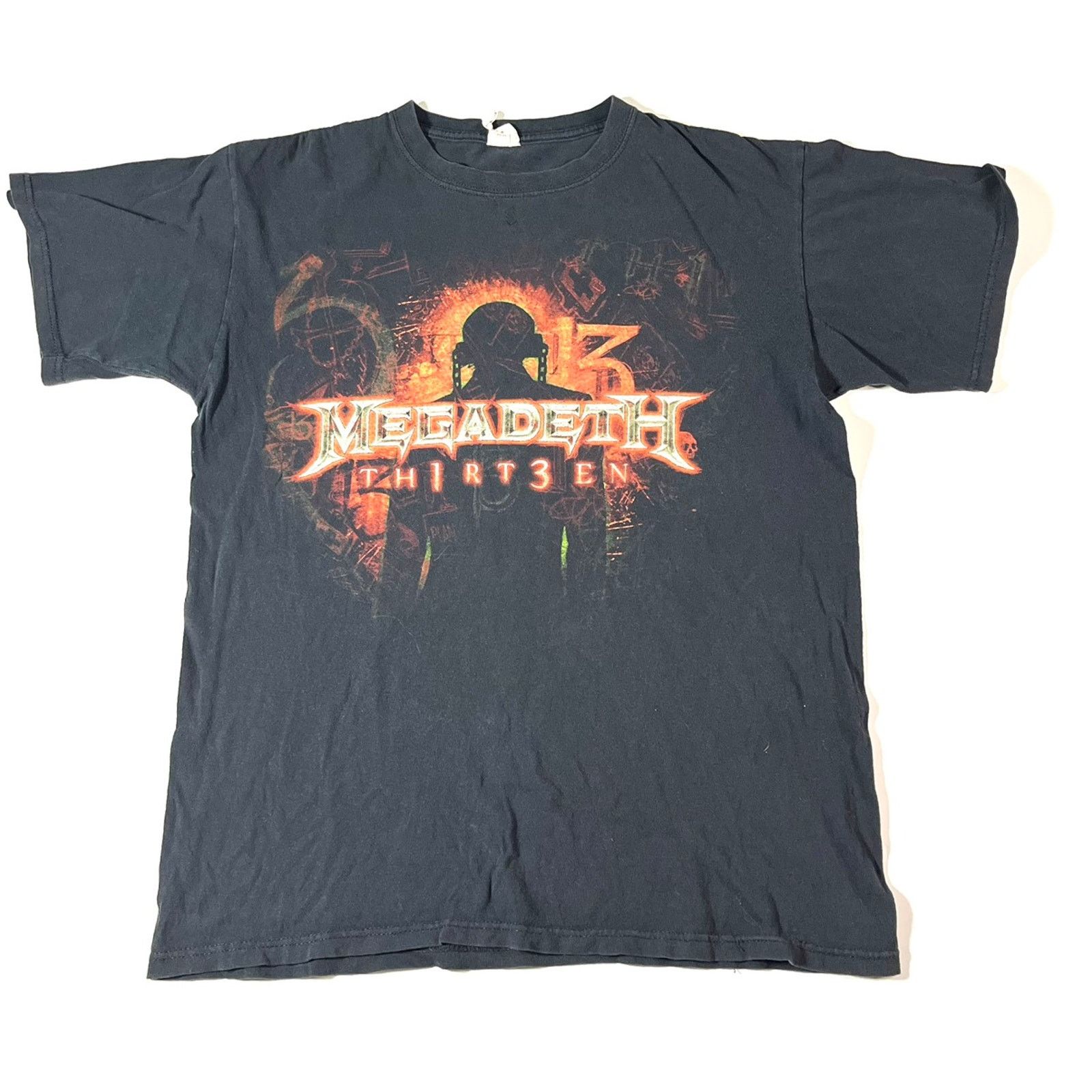 Band Tees 2000’s Anvil Megadeth Thirteen Graphic Band T-shirt Medium Size US M / EU 48-50 / 2 - 1 Thumbnail