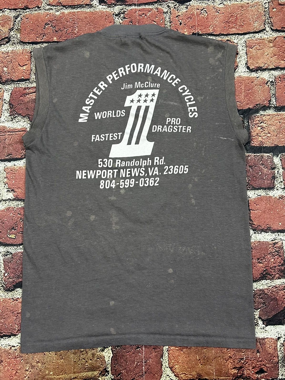Harley Davidson Vintage 3D Emblem Harley Davidson Sleeveless T Shirt 80s Size US L / EU 52-54 / 3 - 2 Thumbnail