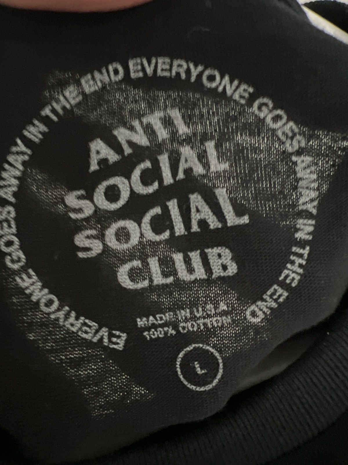 Anti Social Social Club Anti Social Social Club Blue Lighting T-shirt Size US L / EU 52-54 / 3 - 3 Thumbnail
