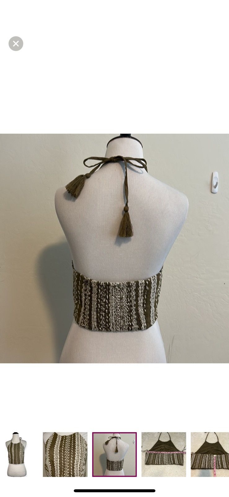 House of Harlow House of Harlow 1960 small embroidered halter top Size S / US 4 / IT 40 - 3 Thumbnail