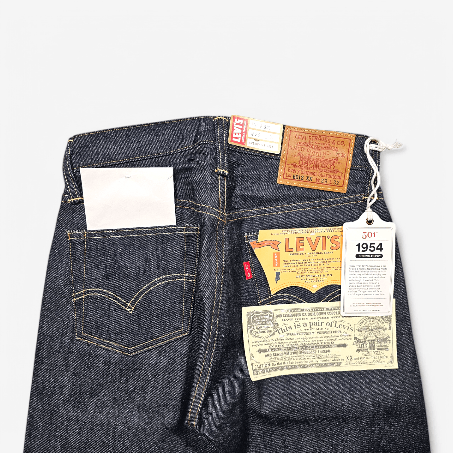 Levi's Vintage Clothing Levi's Vintage Clothing 1954 501 Selvedge Big E Japan Made Size US 29 - 7 Thumbnail