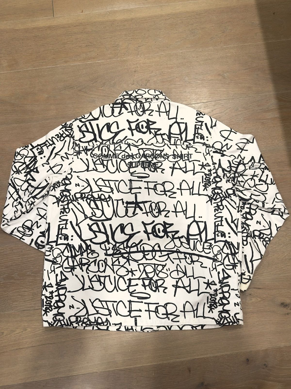 Comme des Garcons SHIRT × Supreme Supreme x Comme des Garcons Shirt Printed Canvas Chore Coat Size US L / EU 52-54 / 3 - 2 Thumbnail