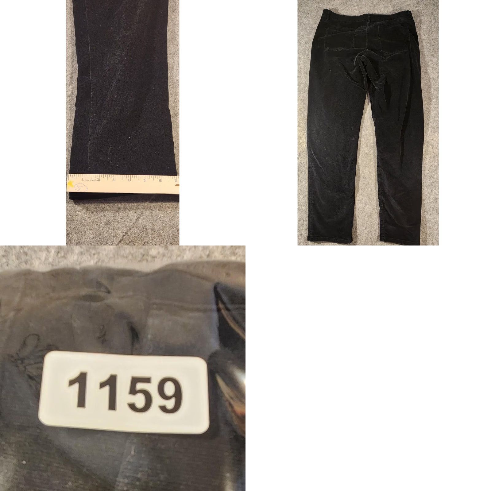 J. Jill J.Jill Corduroy Pants Womens 16 Tall Black Straight Leg Stretch Chino Casual Pants Size 38" / US 16 / IT 52 - 8 Thumbnail