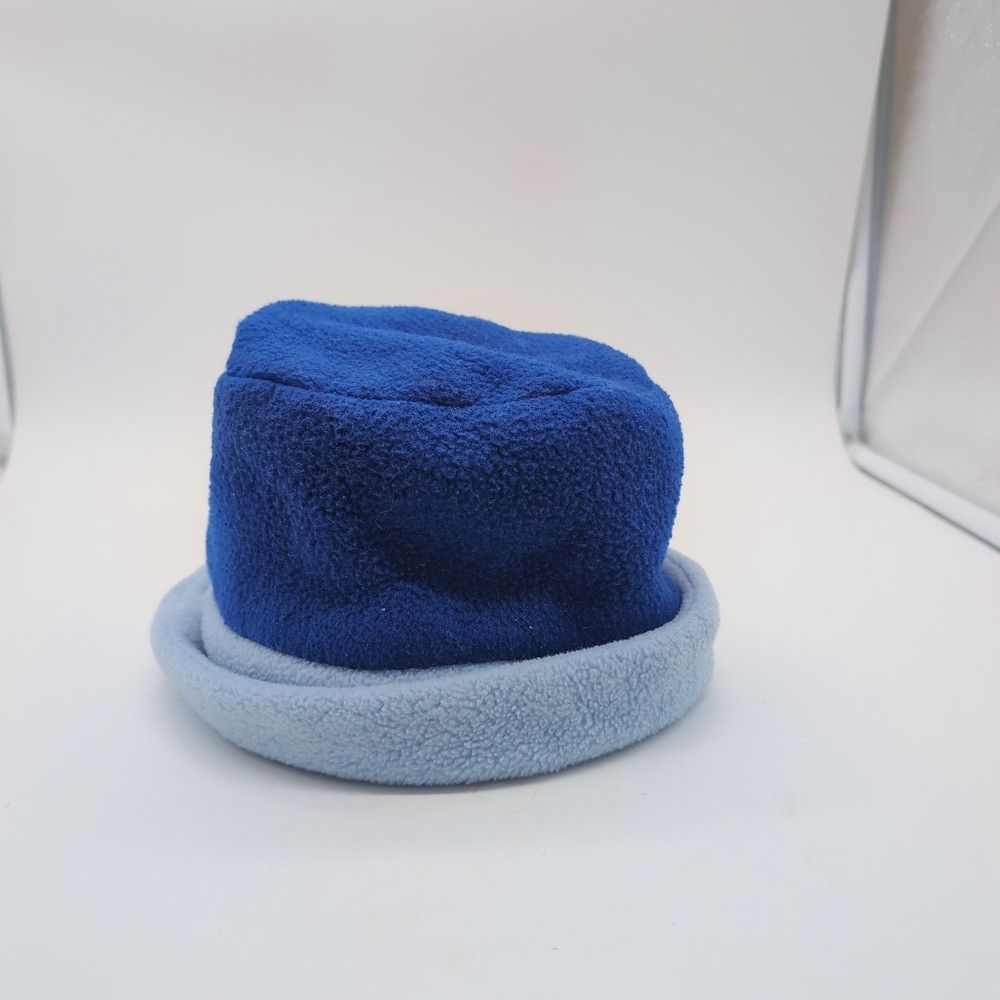 Handmade Debbie Filter Alaska Blue Fleece Bucket Hat with Bluebird E Size ONE SIZE - 4 Thumbnail