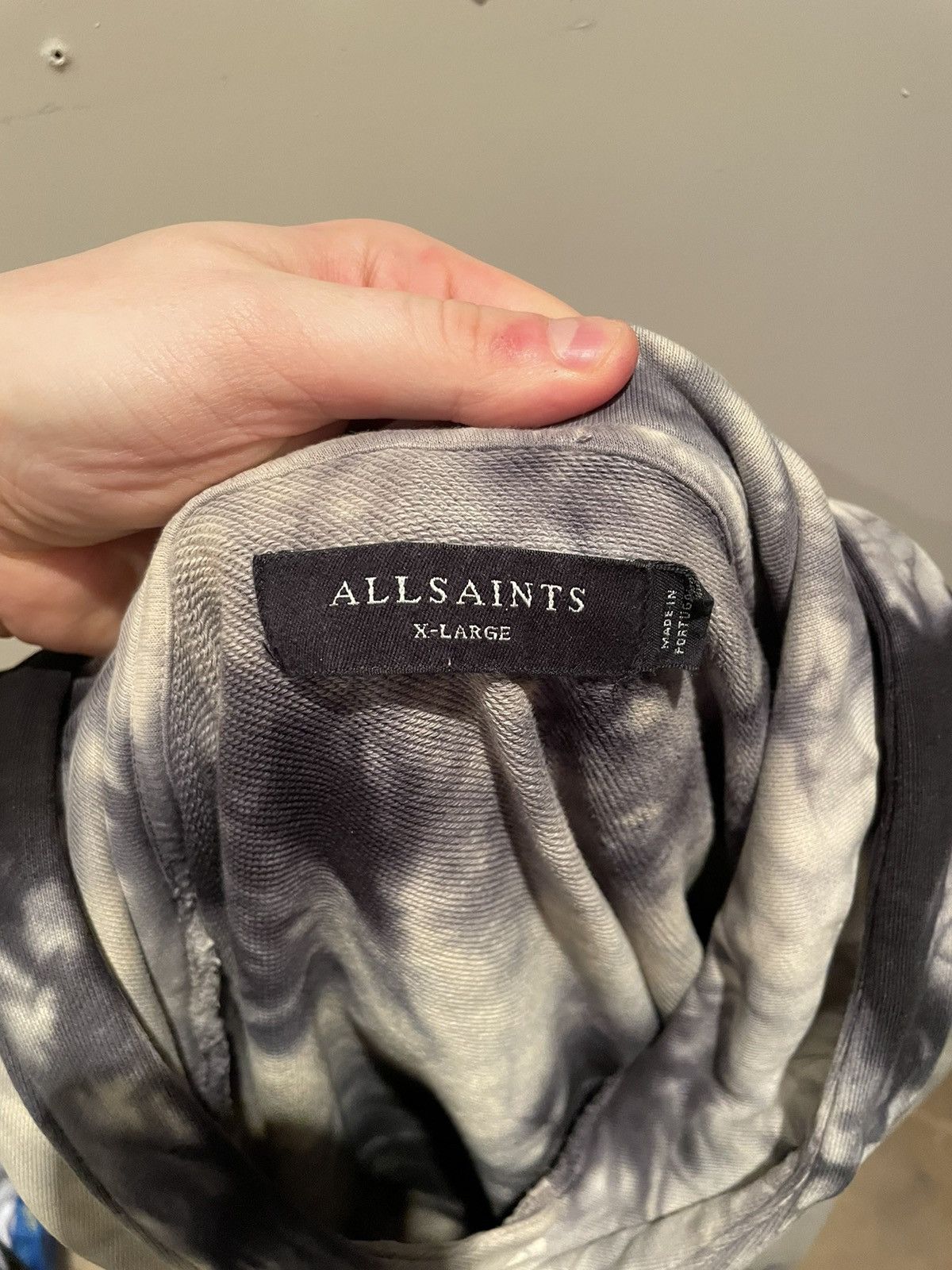 Allsaints Allsaints Green Tie Dye Hoodie XL Size US XL / EU 56 / 4 - 2 Thumbnail