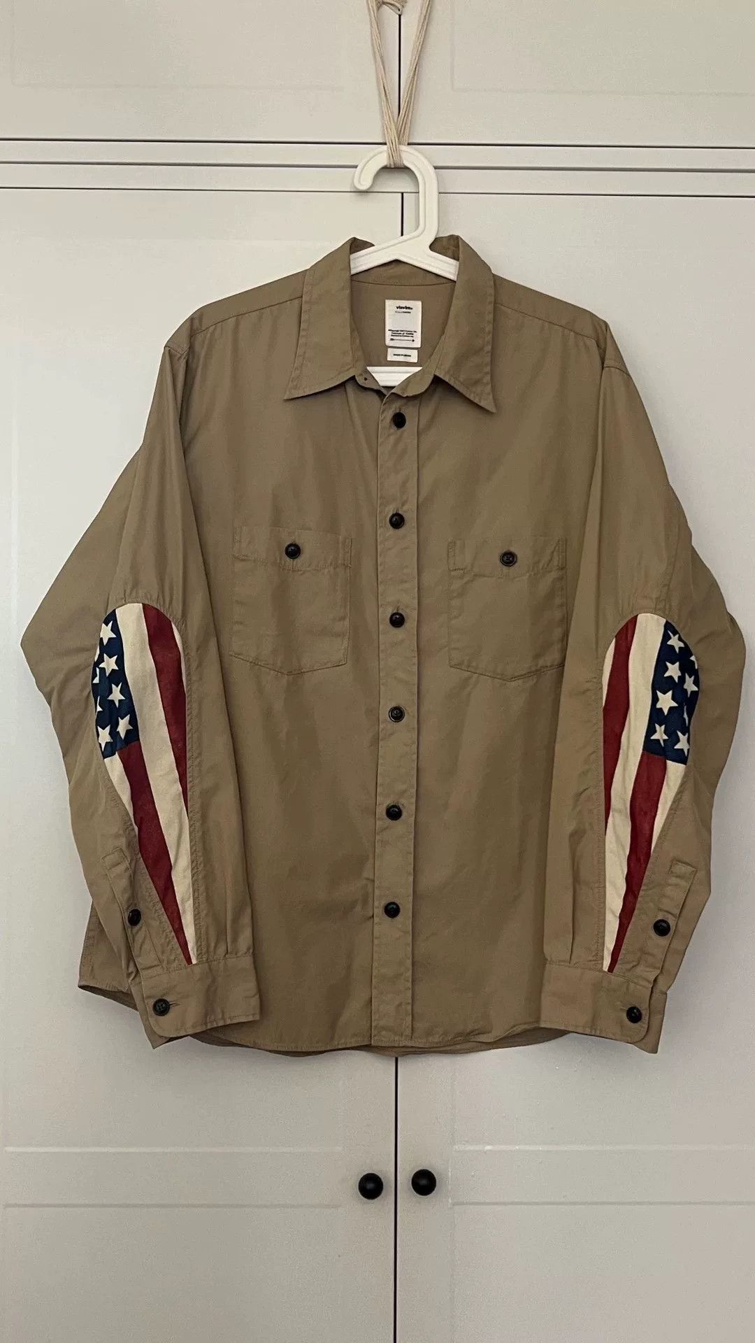 Visvim visvim 19aw usm Flag Water Drop Shirt Size US L / EU 52-54 / 3 - 1 Thumbnail