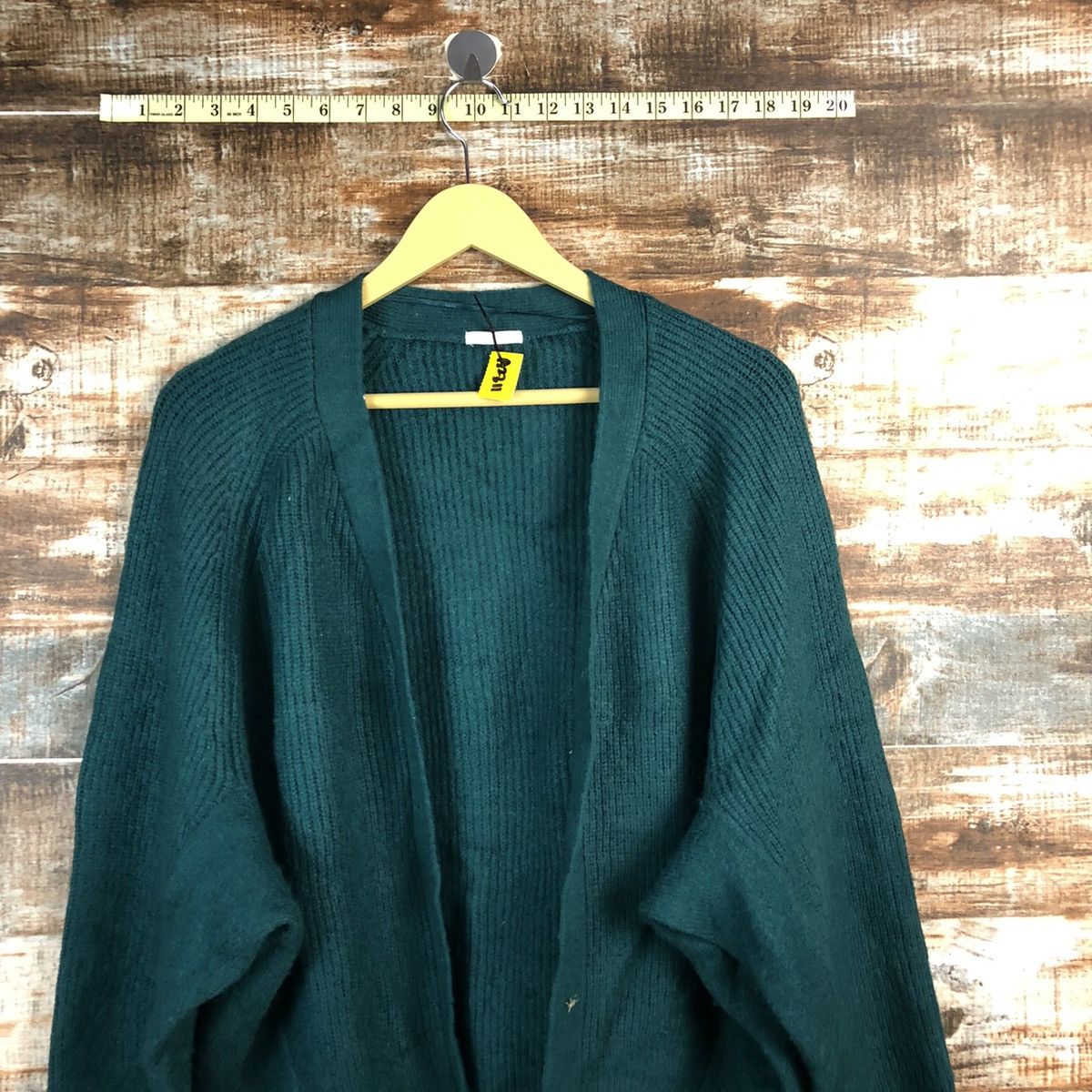 GU GU Green Cardigan Knitwear #A2311 Size L / US 10 / IT 46 - 2 Thumbnail