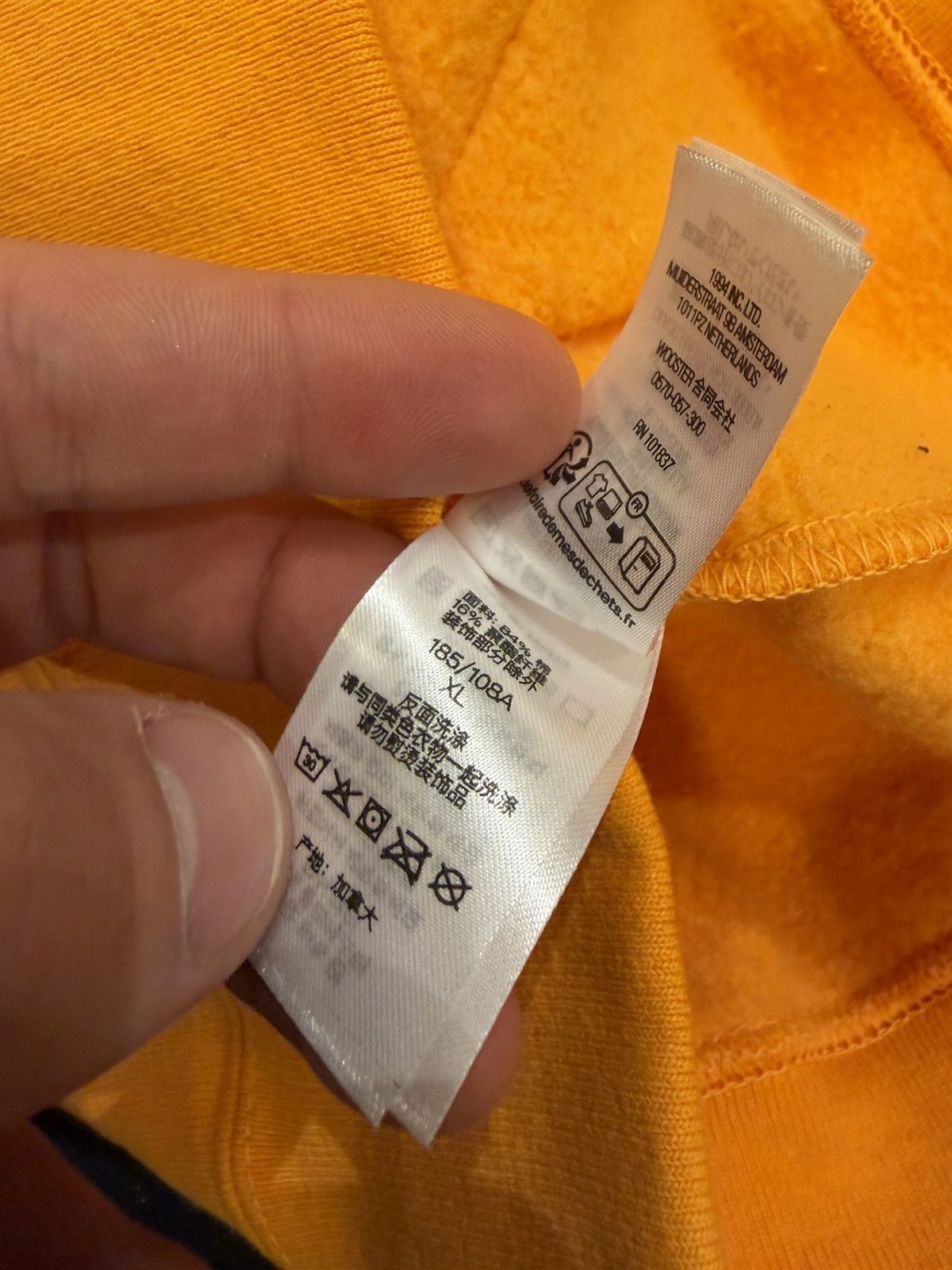 Supreme Supreme Mister Cartoon Zip Up Hoodie - Yellow Size US XL / EU 56 / 4 - 7 Thumbnail