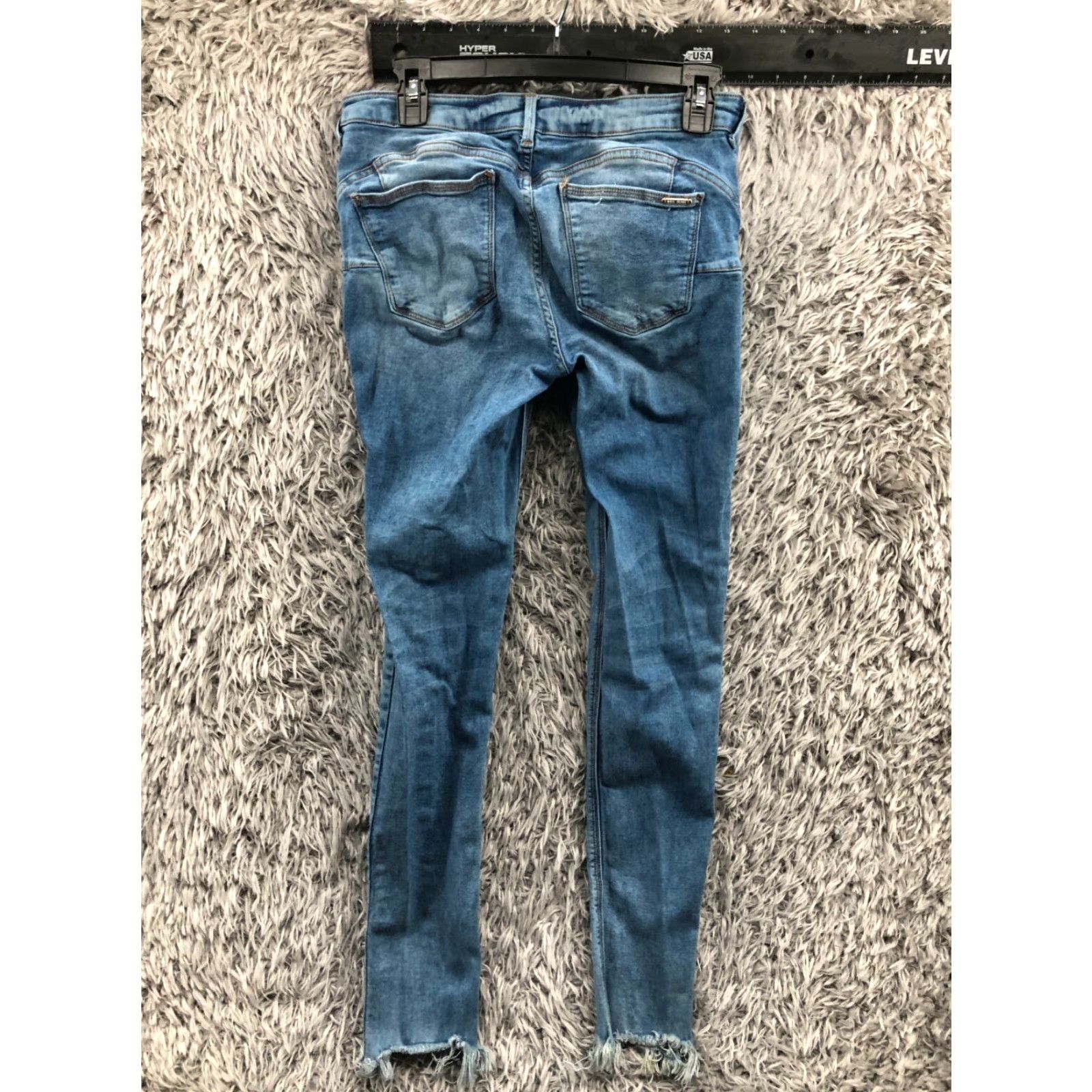 Mango Mango Denim Skinny Jeans Womens Medium Wash Blue 8 Regular Rise Mid 5-Pocket Denim Jeans Mango Denim Size 30" / US 8 / IT 44 - 6 Thumbnail