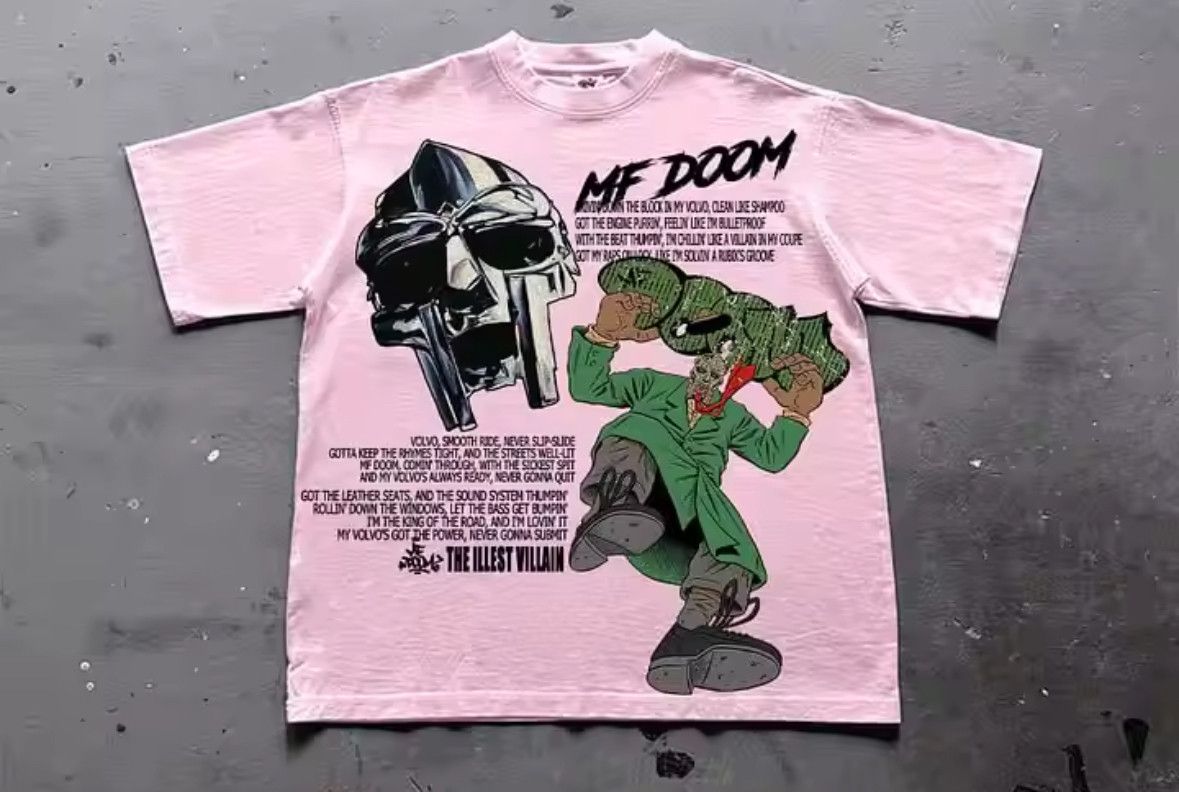 Japanese Brand Vintage Illest Villain Mf Doom Pattern Short Sleeve T-Shirt Size US XXL / EU 58 / 5 - 1 Thumbnail