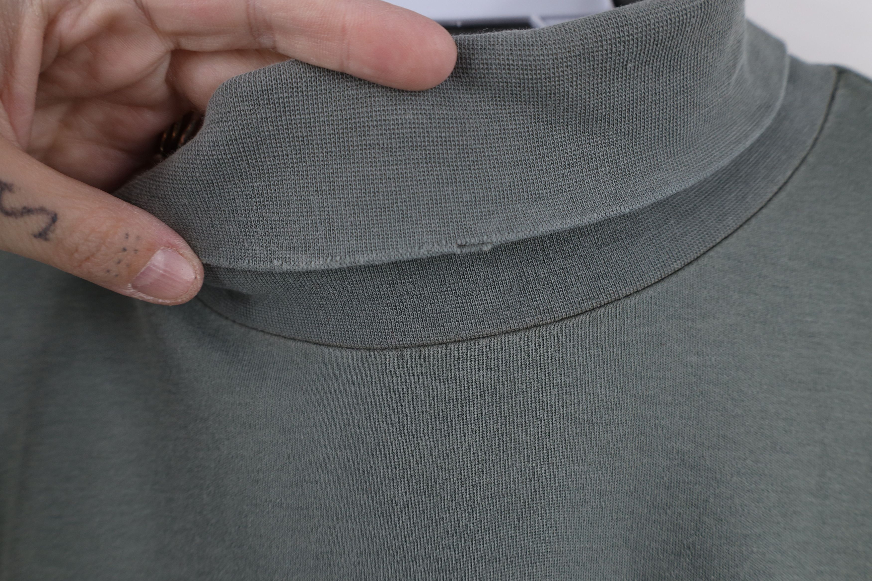 Woolrich Woolen Mills Vintage 90s Woolrich Long Sleeve Turtleneck T-Shirt Green Size US M / EU 48-50 / 2 - 4 Thumbnail