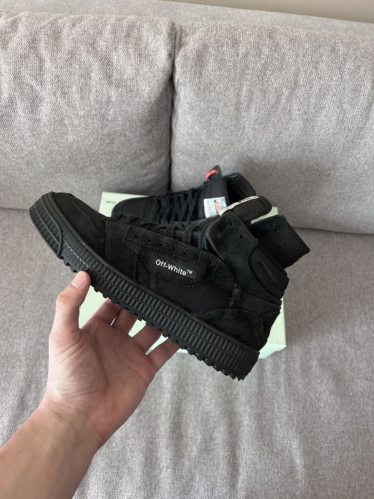 Off-White Off-white Off-court 3.0 High-top Black Size US 6.5 / EU 39-40 - 3 Thumbnail