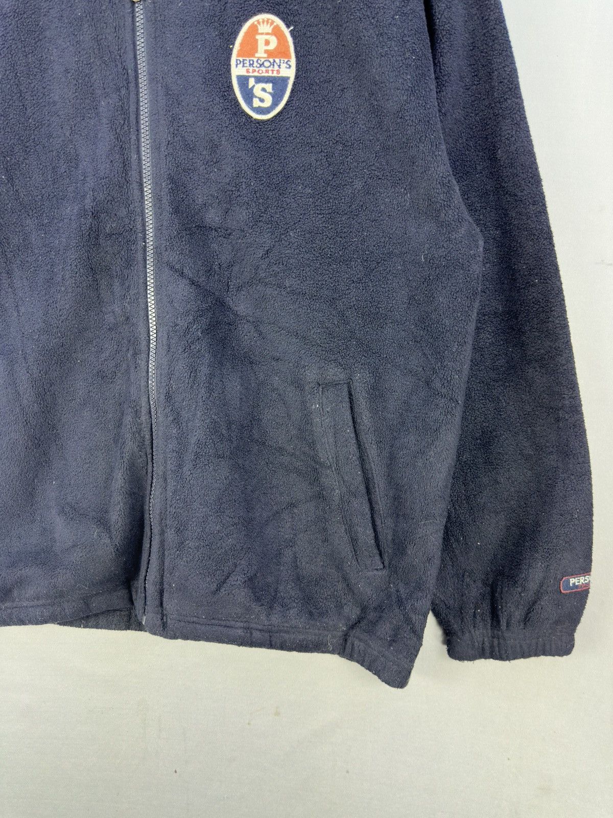 PERSON'S Person’s Sports Embroidered Logo Fleece Zipper Jacket Size US L / EU 52-54 / 3 - 3 Thumbnail