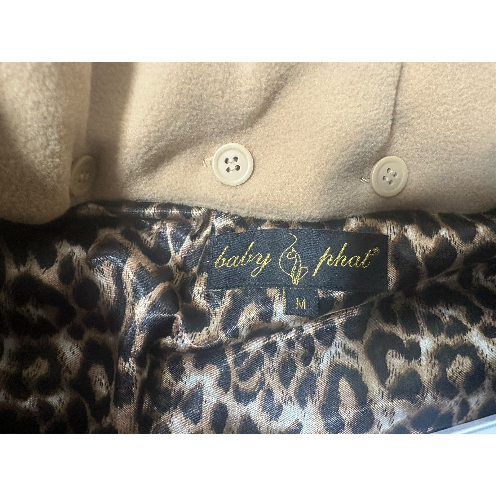 Other Vintage Baby Phat Y2K Jacket With Removable Neck Scarf & Fur Size M / US 6-8 / IT 42-44 - 4 Thumbnail