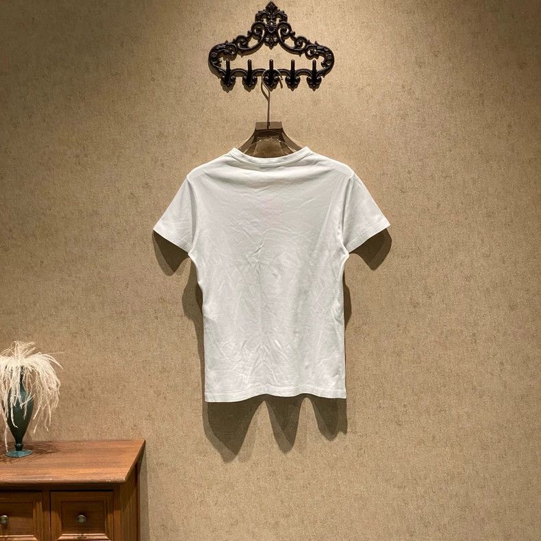 Louis Vuitton Louis Vuitton White embroidered logo short sleeve Size US M / EU 48-50 / 2 - 2 Thumbnail