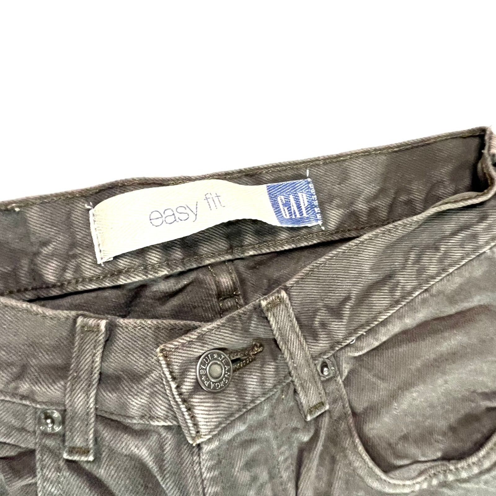 Gap × Vintage Vintage 1990’s Gap Blue Jeans Straight Leg Grey 26x29 Size 26" / US 2 / IT 38 - 6 Thumbnail
